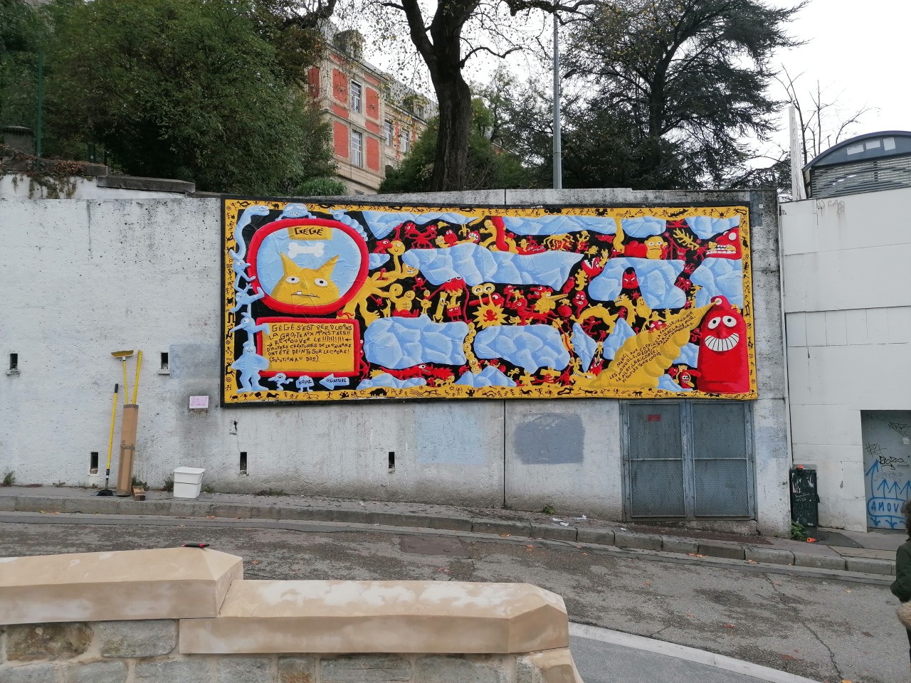 Collage de King_Kopz, Novembre 2022 — M.U.R Saint-Étienne