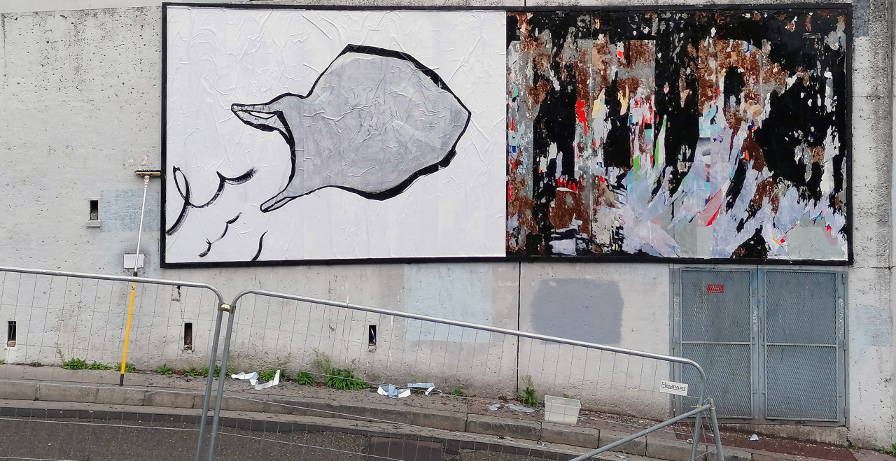 Collage « Bouche-trou » de Inconnu, Décembre 2020 — M.U.R Saint-Étienne