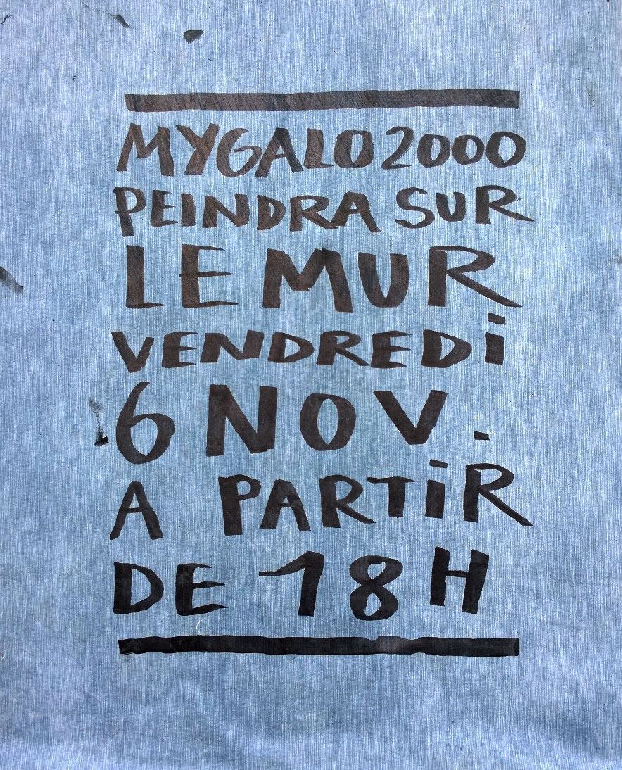 Collage de Inconnu, Novembre 2015 — M.U.R Saint-Étienne