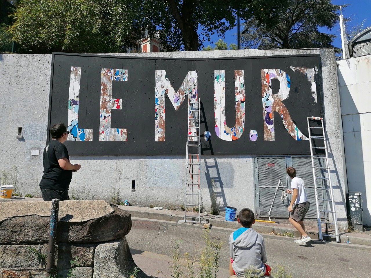 Collage de Inconnu, Septembre 2020 — M.U.R Saint-Étienne