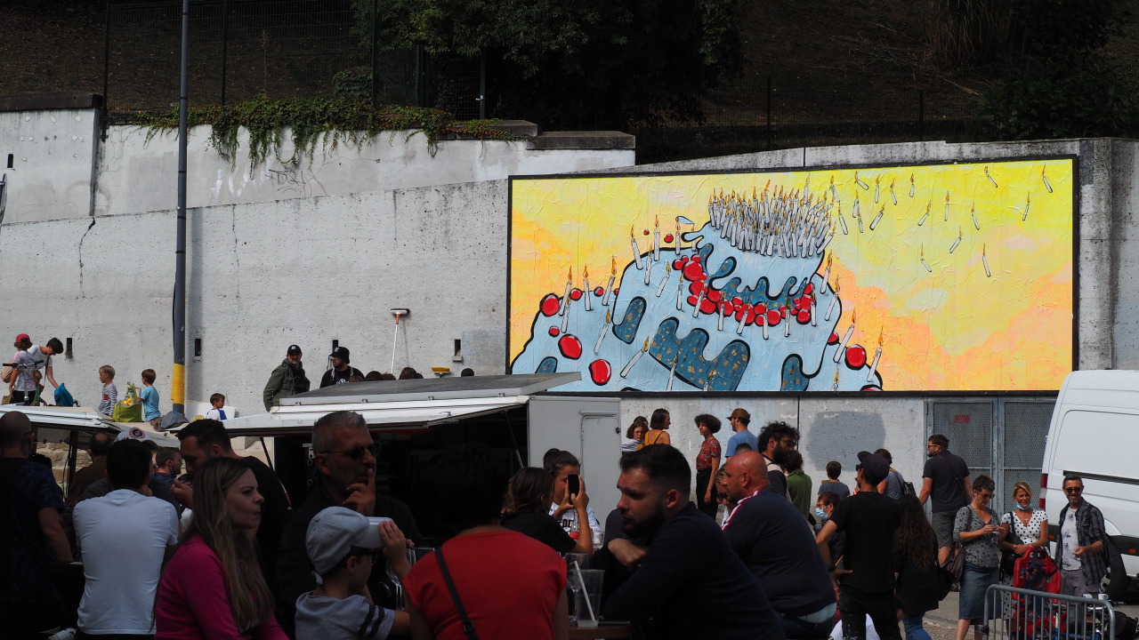 Collage de Inconnu, Septembre 2021 — M.U.R Saint-Étienne