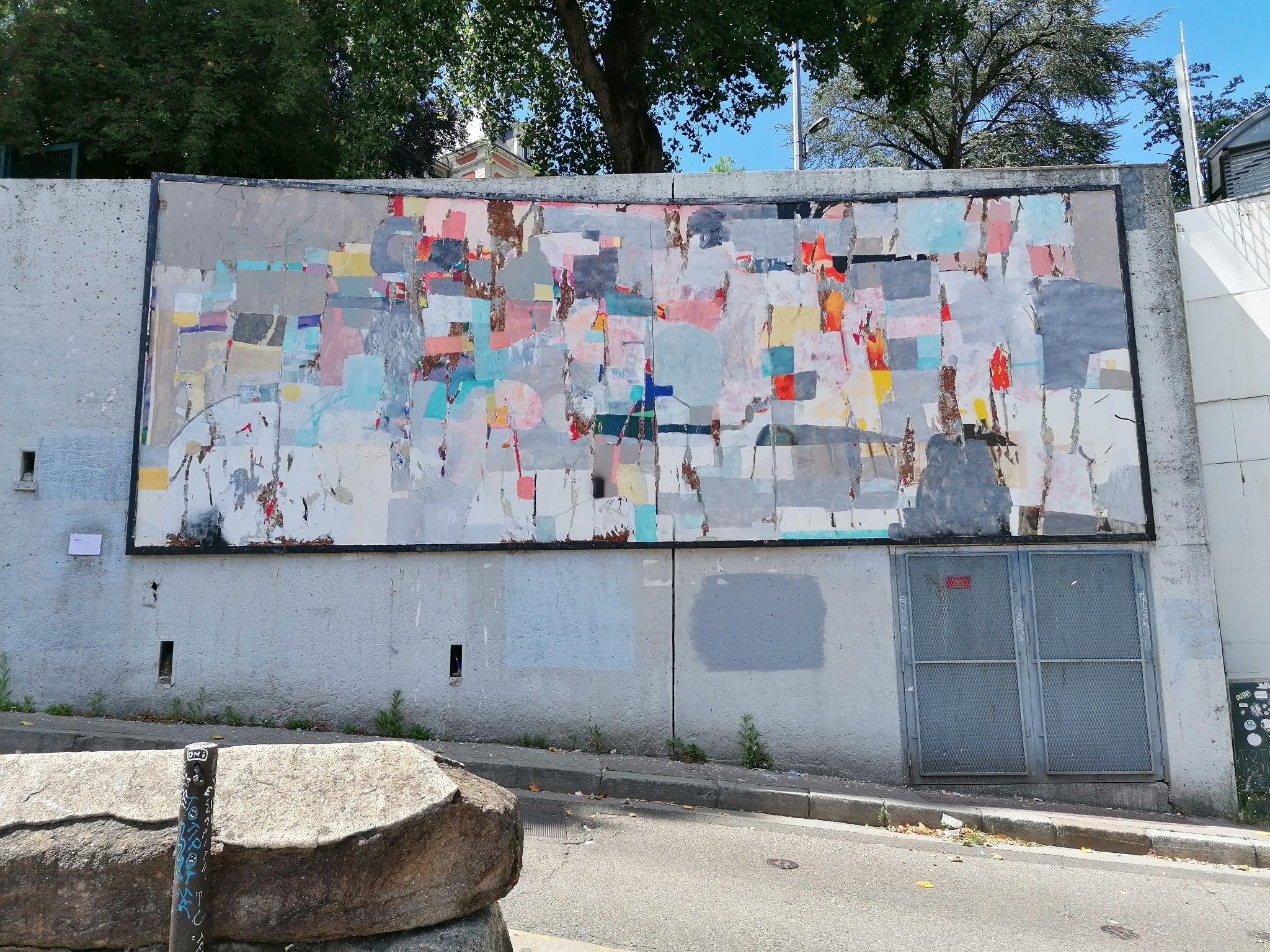 Collage de Nelio, Juillet 2020 — M.U.R Saint-Étienne