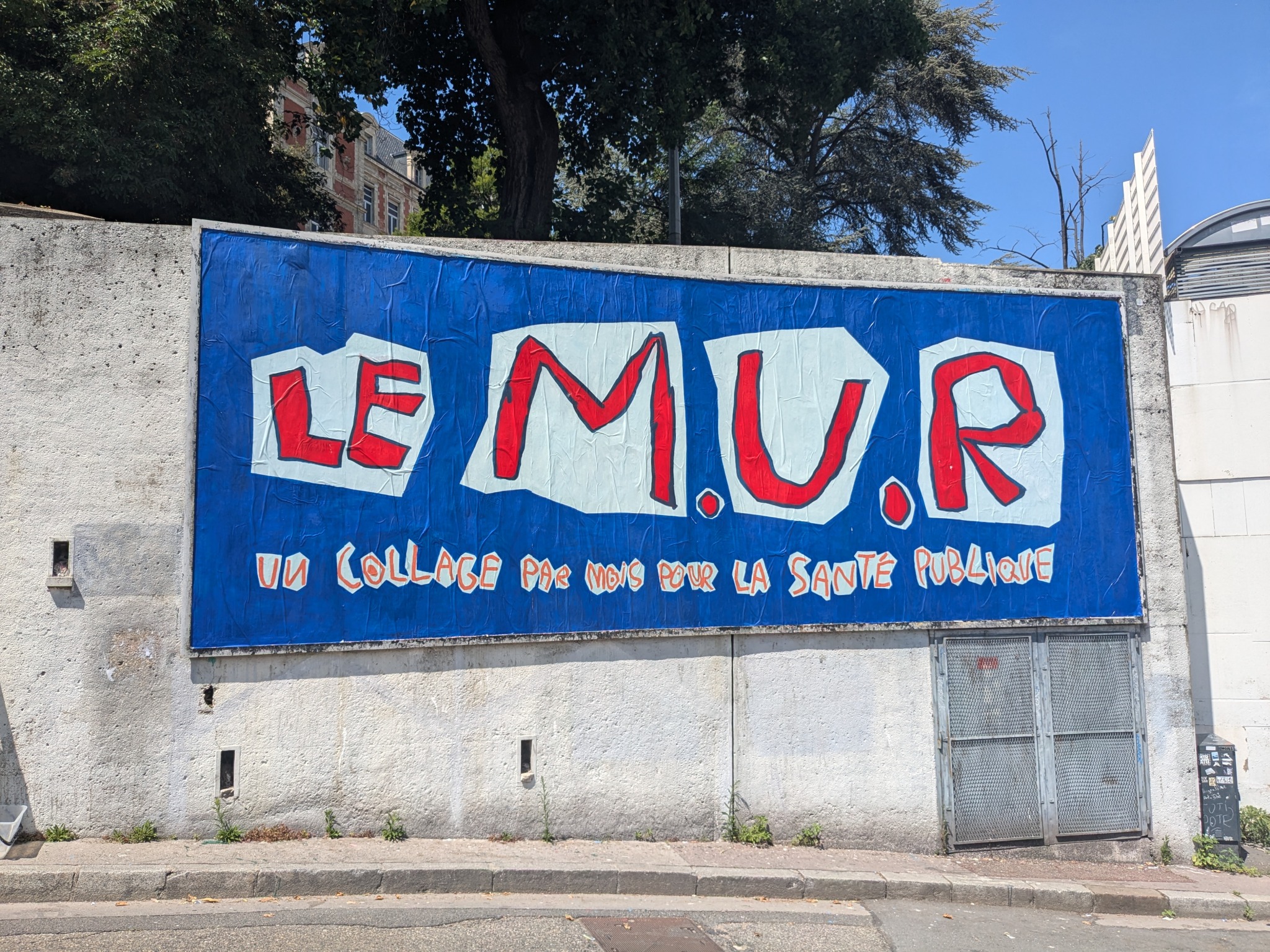 Collage de Inconnu, Août 2024 — M.U.R Saint-Étienne