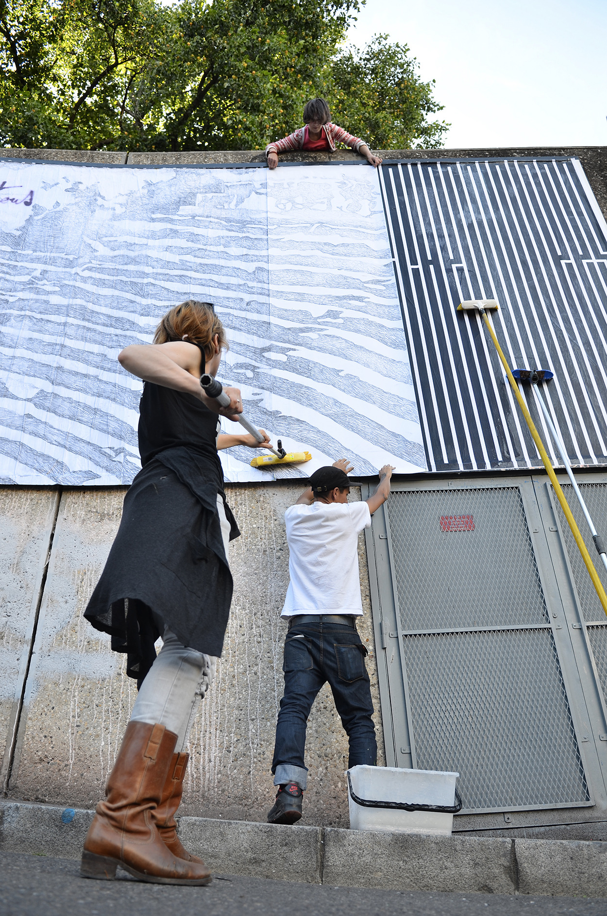 Collage de Lise Lendais, Juin 2014 — M.U.R Saint-Étienne
