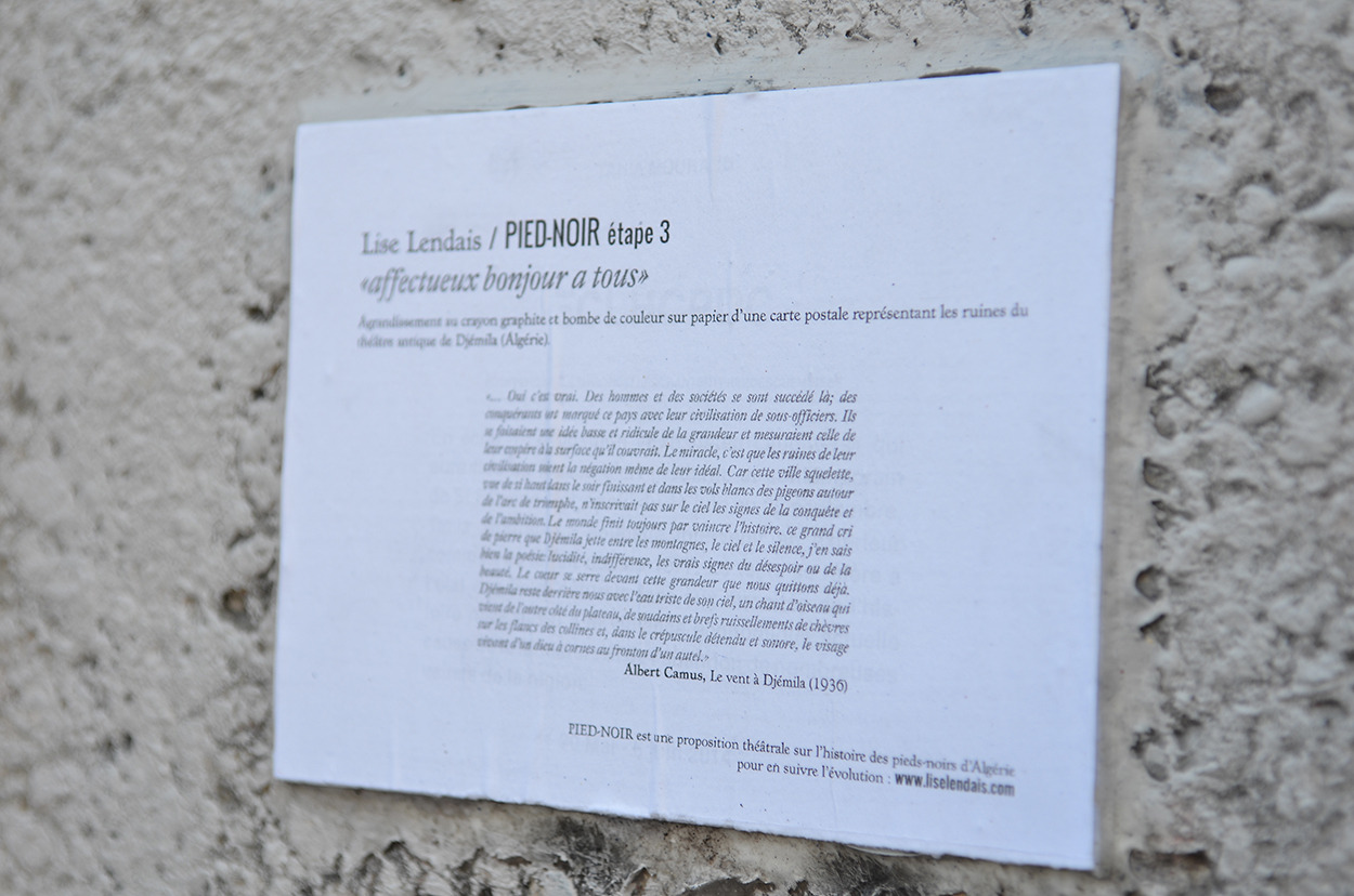 Collage de Lise Lendais, Juin 2014 — M.U.R Saint-Étienne
