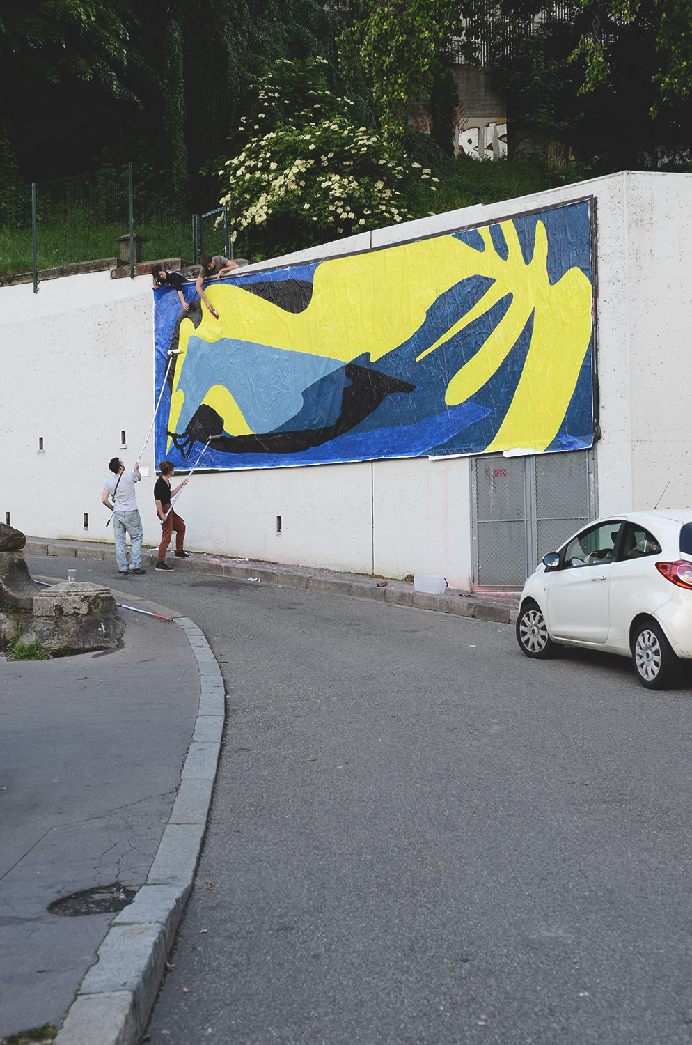 Collage de Bilos, Juin 2016 — M.U.R Saint-Étienne