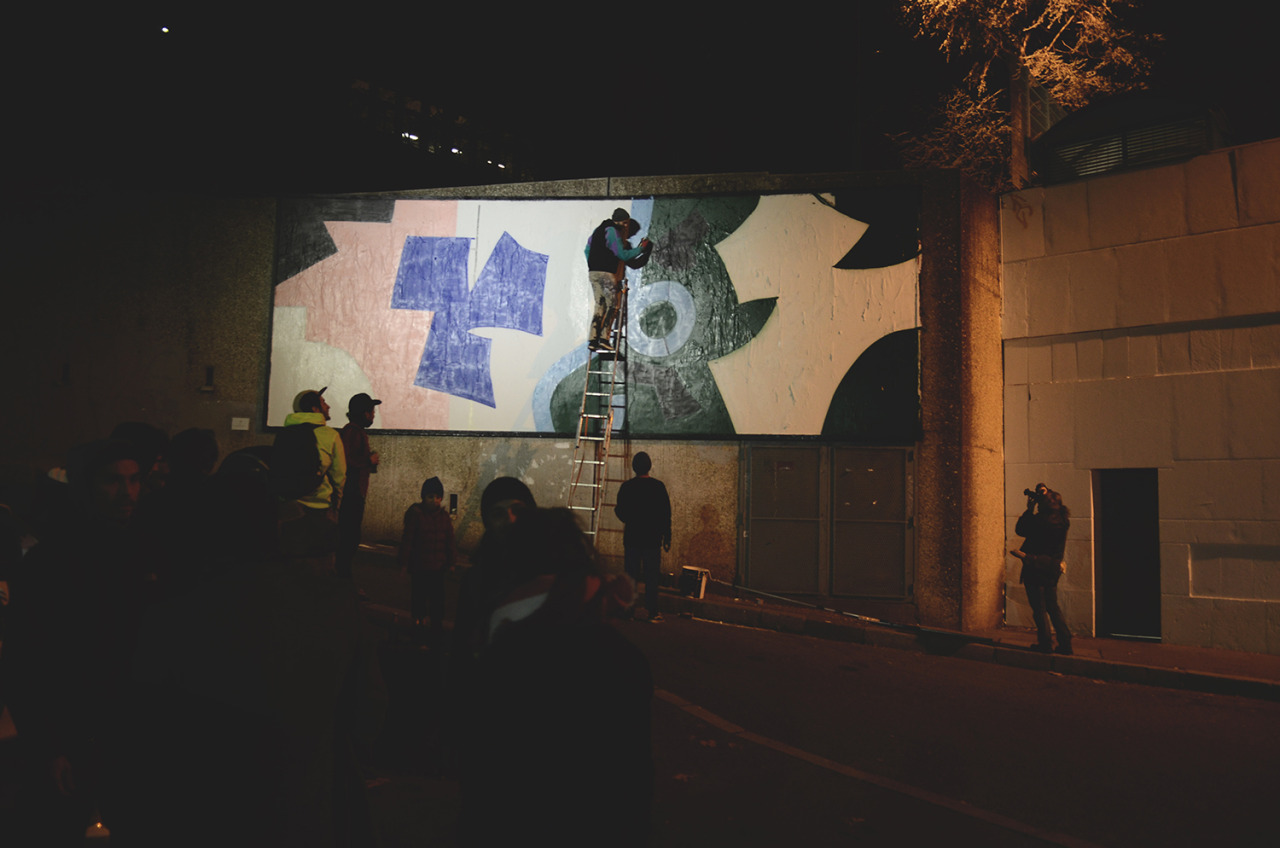 Collage de Inconnu, Décembre 2015 — M.U.R Saint-Étienne