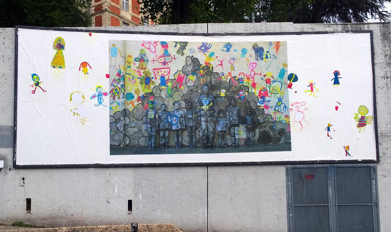 Collage de Inconnu, Octobre 2018 — M.U.R Saint-Étienne