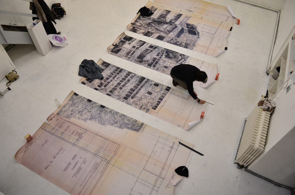 Collage de Inconnu, Février 2014 — M.U.R Saint-Étienne