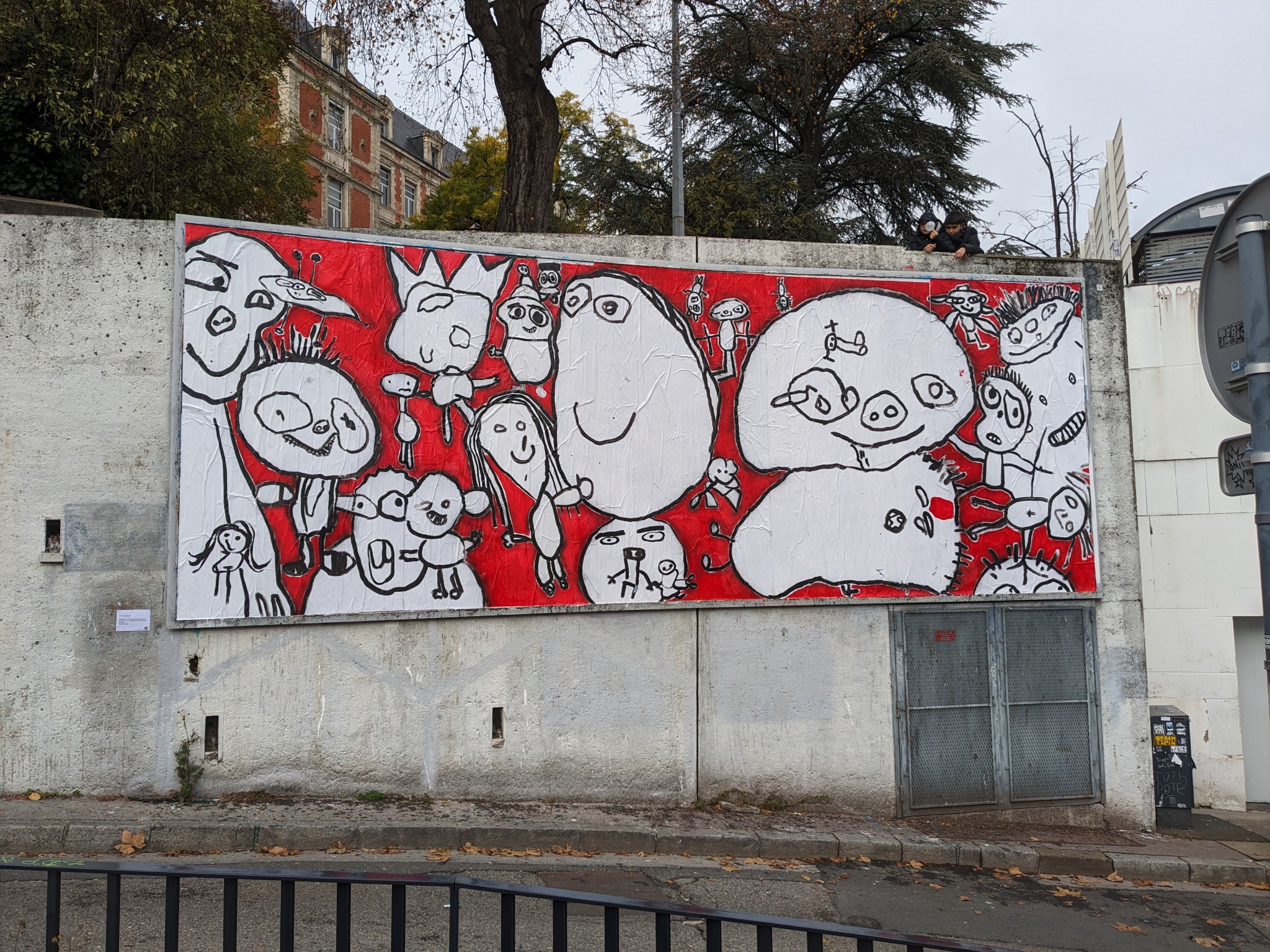 Collage de Inconnu, Novembre 2023 — M.U.R Saint-Étienne