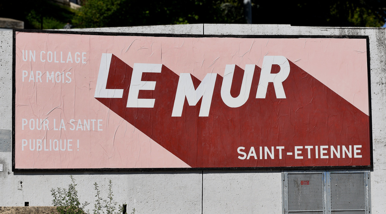 Collage de Inconnu, Septembre 2018 — M.U.R Saint-Étienne