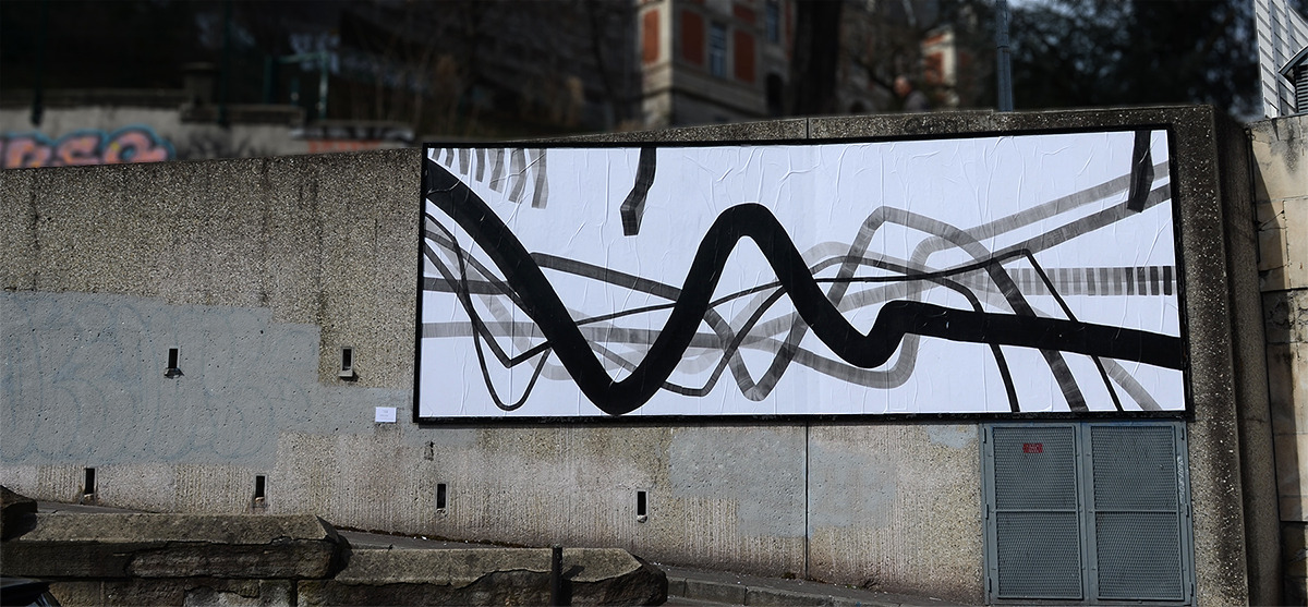 Collage de Sandra Sanseverino, Mars 2015 — M.U.R Saint-Étienne