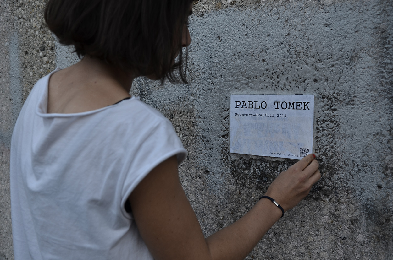 Collage de Pablo Tomek, Septembre 2014 — M.U.R Saint-Étienne
