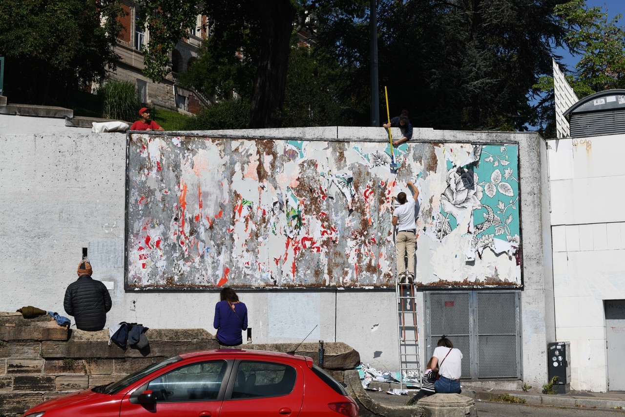 Collage de Inconnu, Septembre 2019 — M.U.R Saint-Étienne