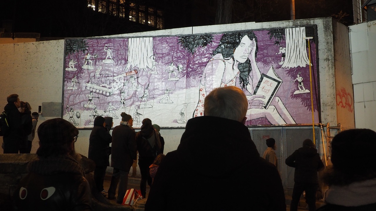 Collage de Serge Prudhomme, Janvier 2019 — M.U.R Saint-Étienne