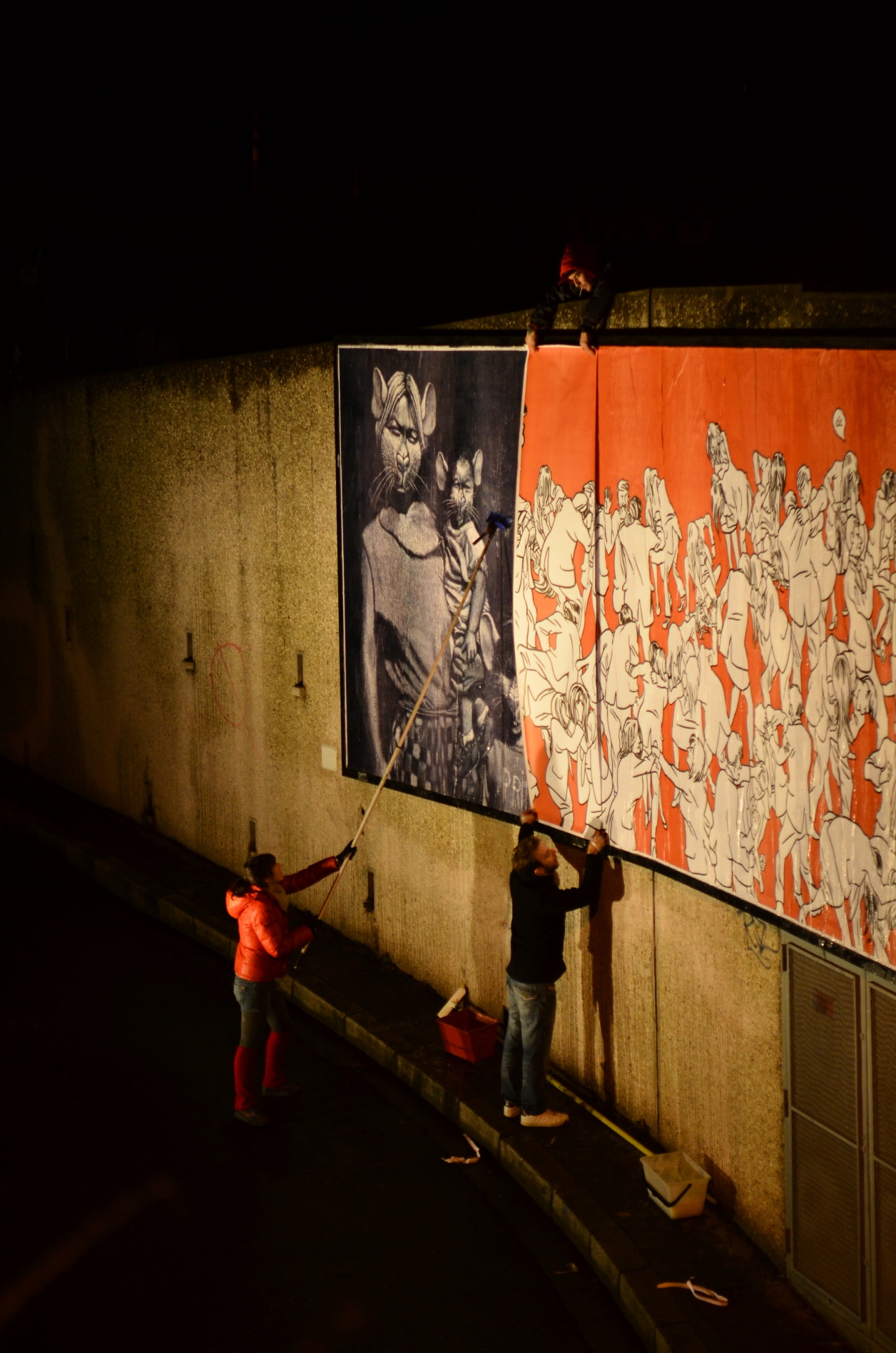 Collage de Inconnu, Décembre 2013 — M.U.R Saint-Étienne