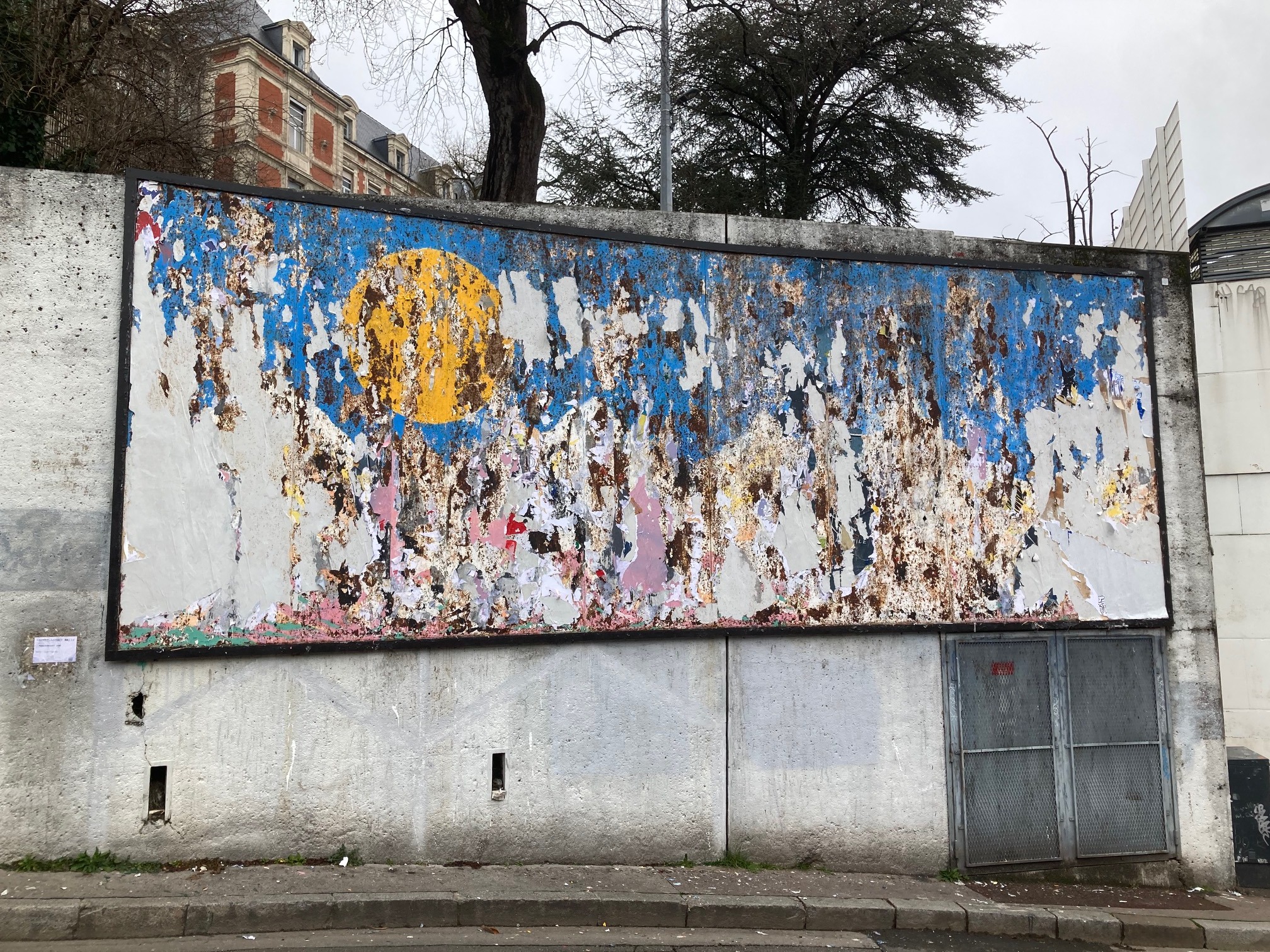 Collage de Germain IPIN, Février 2025 — M.U.R Saint-Étienne