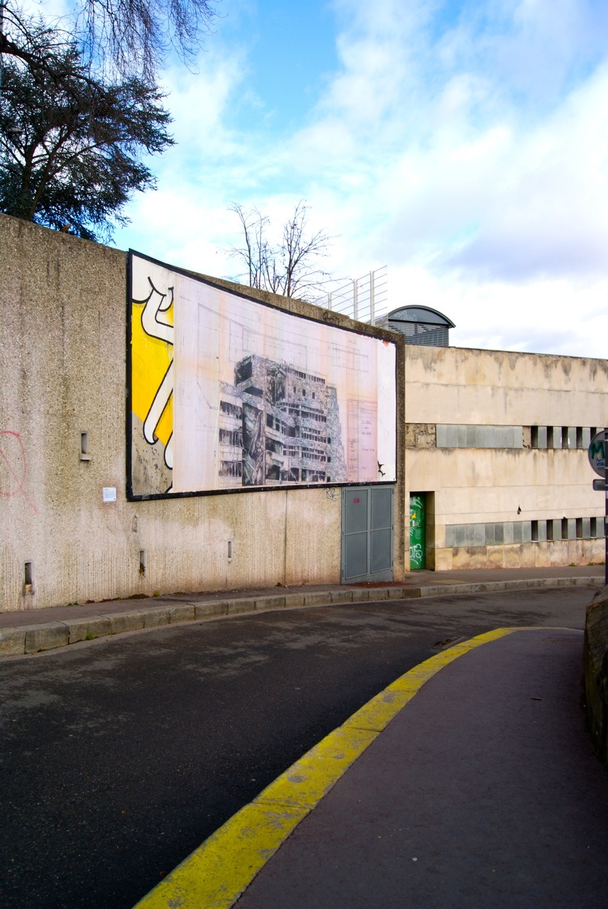 Collage de Julien Morel, Février 2014 — M.U.R Saint-Étienne