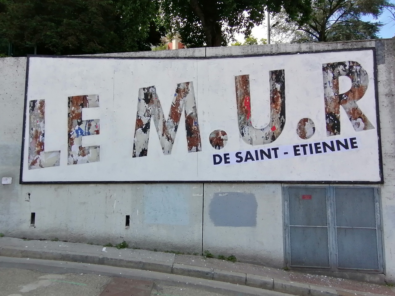 Collage de Inconnu, Août 2021 — M.U.R Saint-Étienne