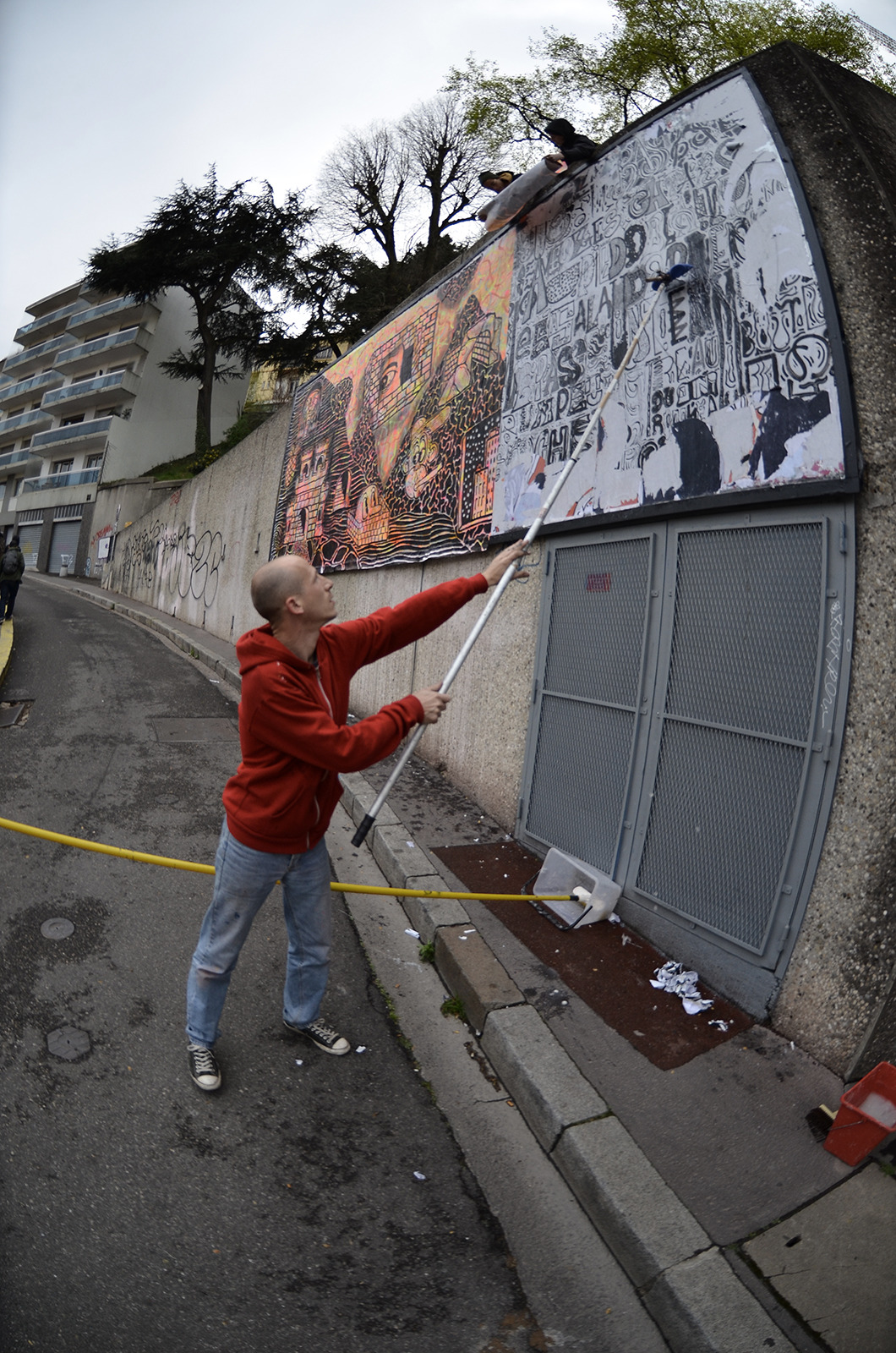 Collage de Totipote, Avril 2014 — M.U.R Saint-Étienne