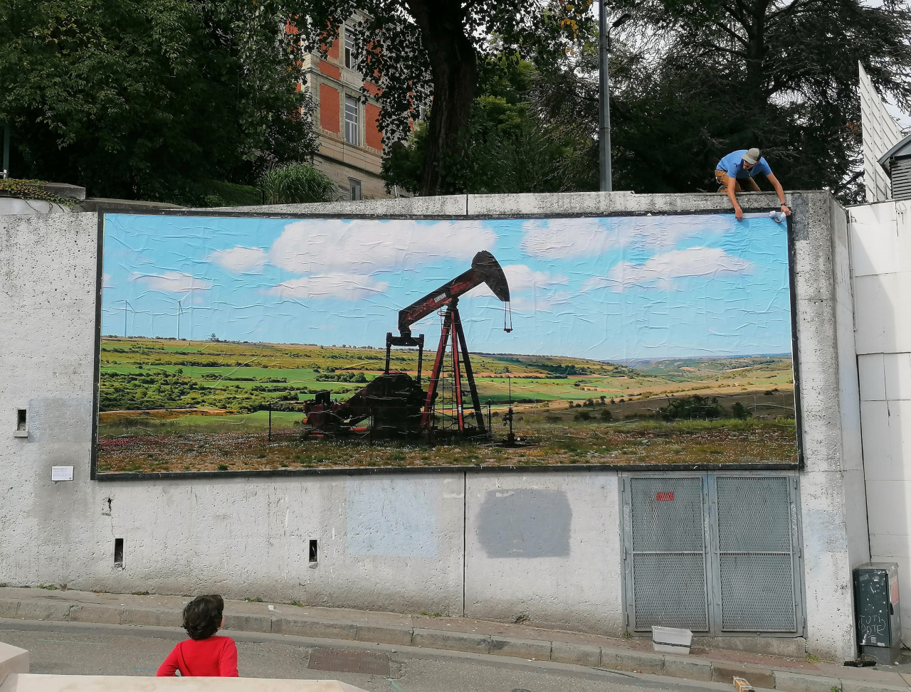 Collage de Maxime Lamarche, Octobre 2021 — M.U.R Saint-Étienne