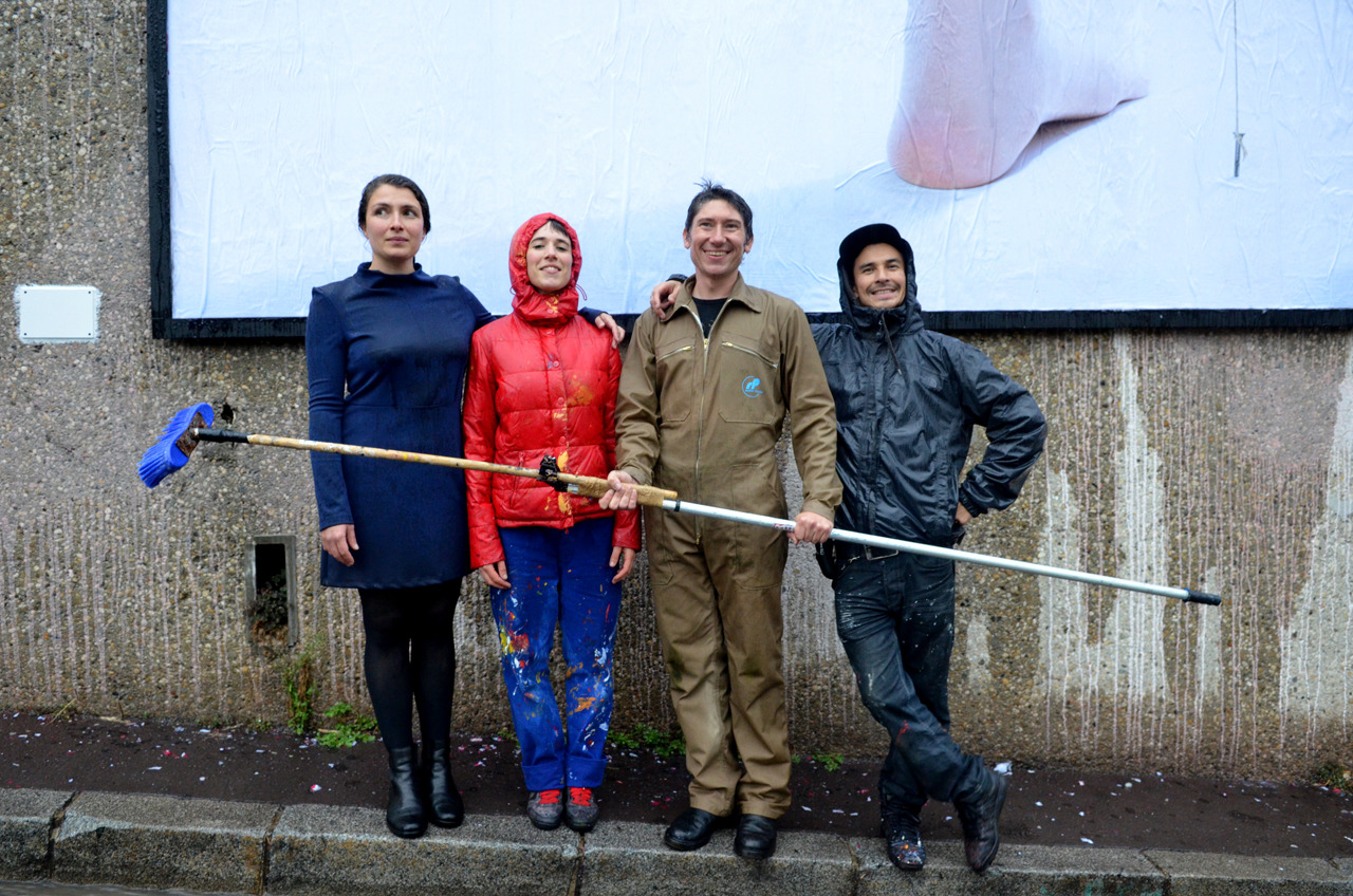 Collage de Inconnu, Octobre 2013 — M.U.R Saint-Étienne