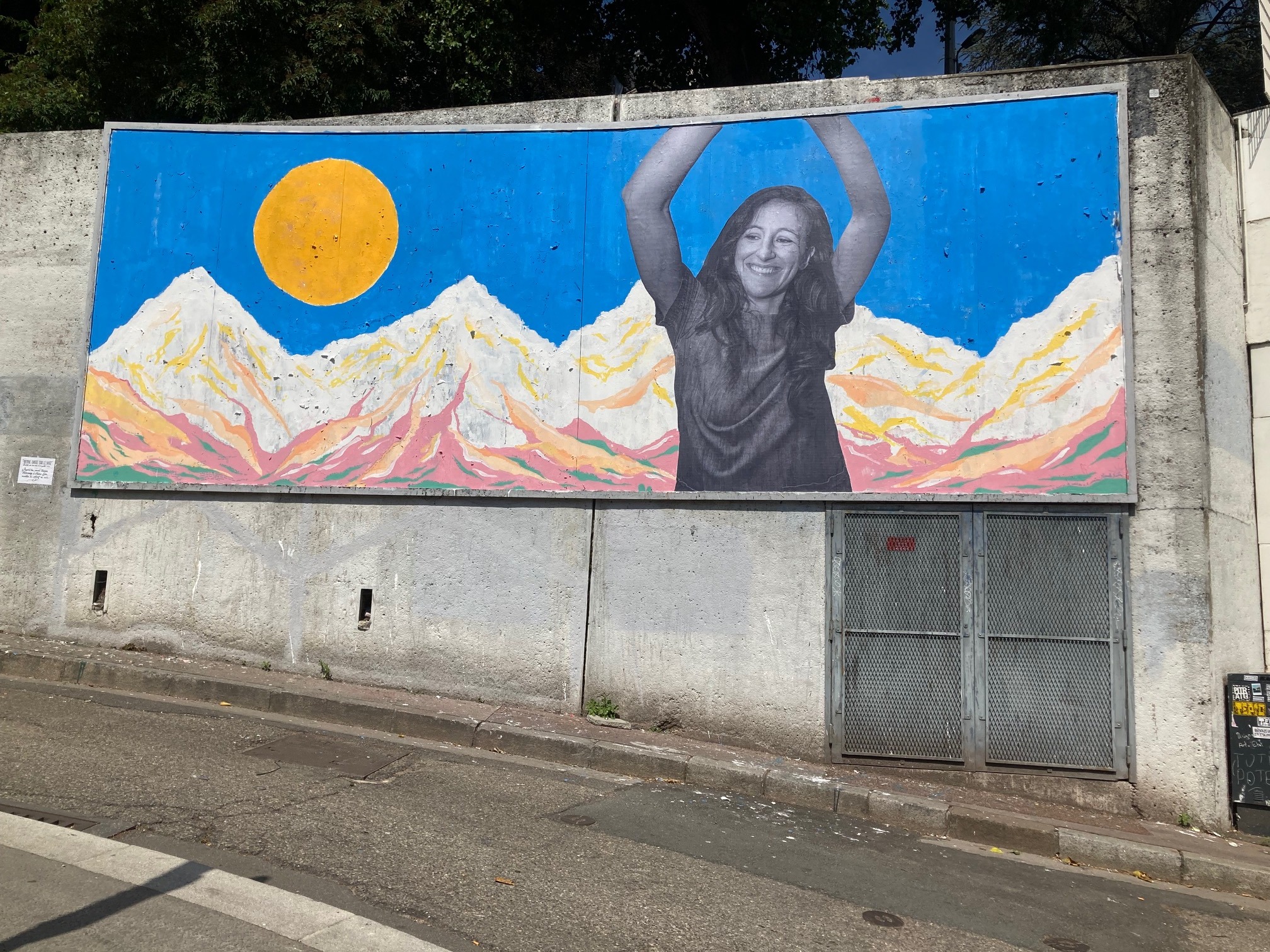 Collage de Nadine Séon, Juillet 2023 — M.U.R Saint-Étienne