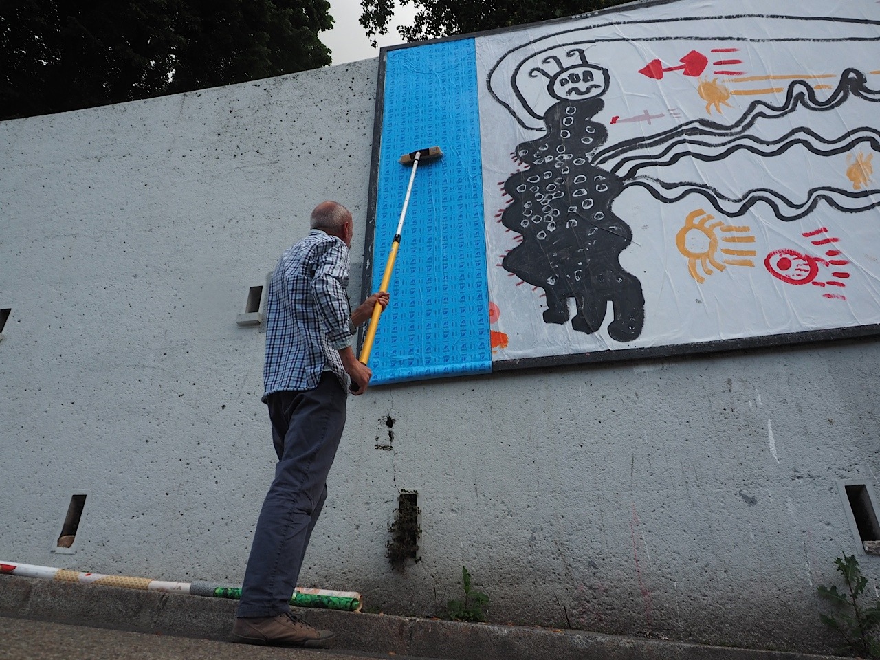 Collage de Inconnu, Juin 2018 — M.U.R Saint-Étienne