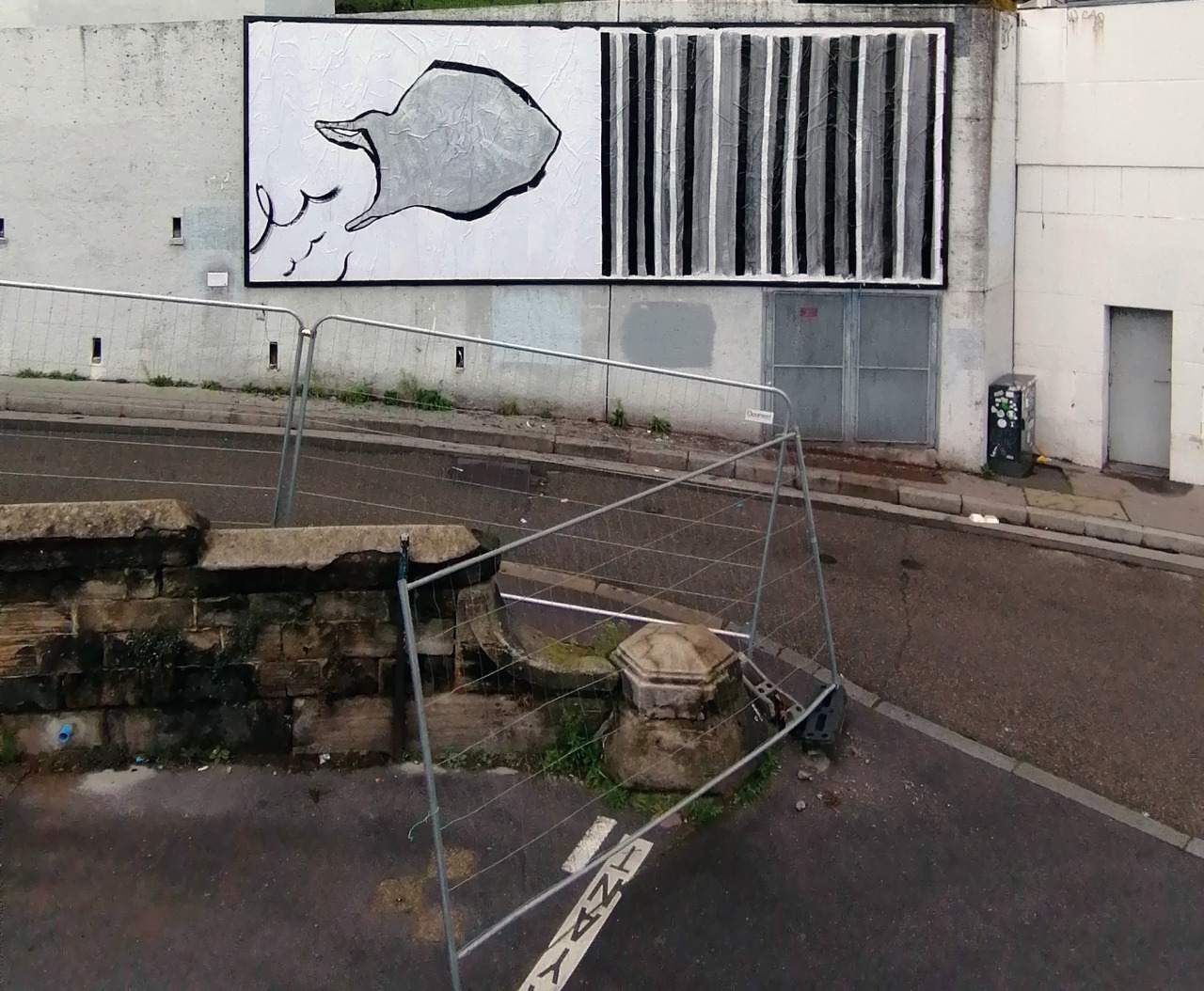 Collage « Bouche-trou » de Inconnu, Décembre 2020 — M.U.R Saint-Étienne