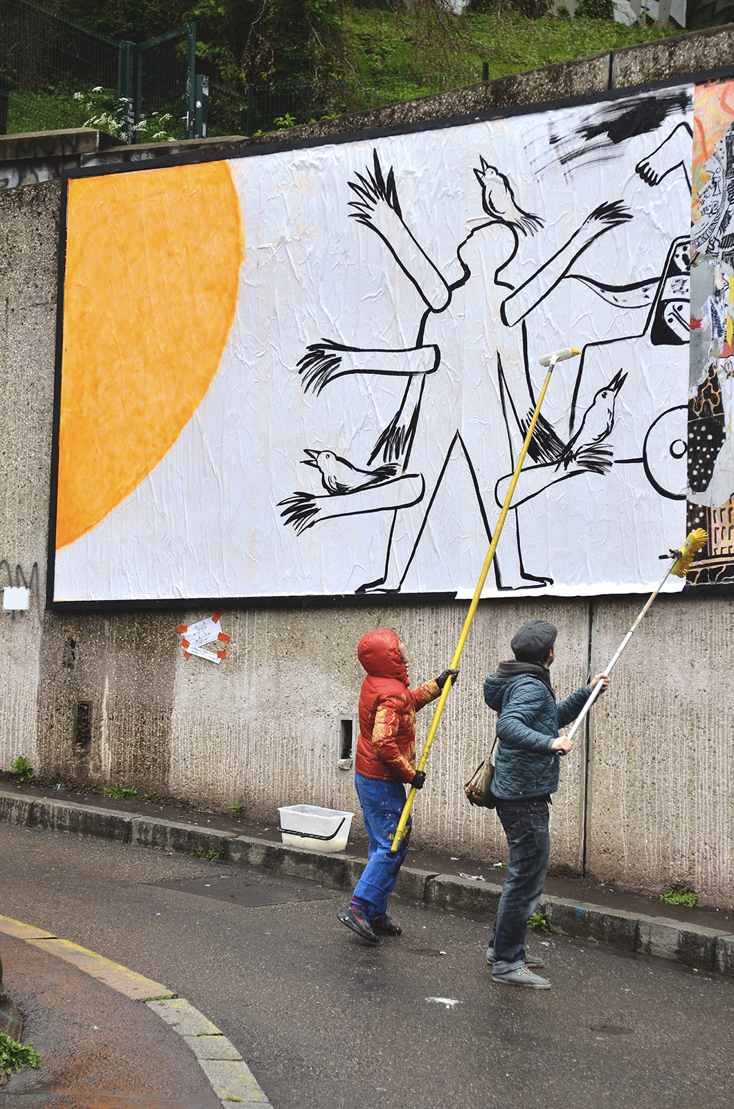 Collage de Inconnu, Mai 2014 — M.U.R Saint-Étienne