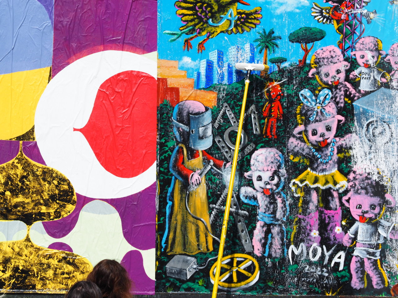 Collage de Romain Render, Mai 2022 — M.U.R Saint-Étienne