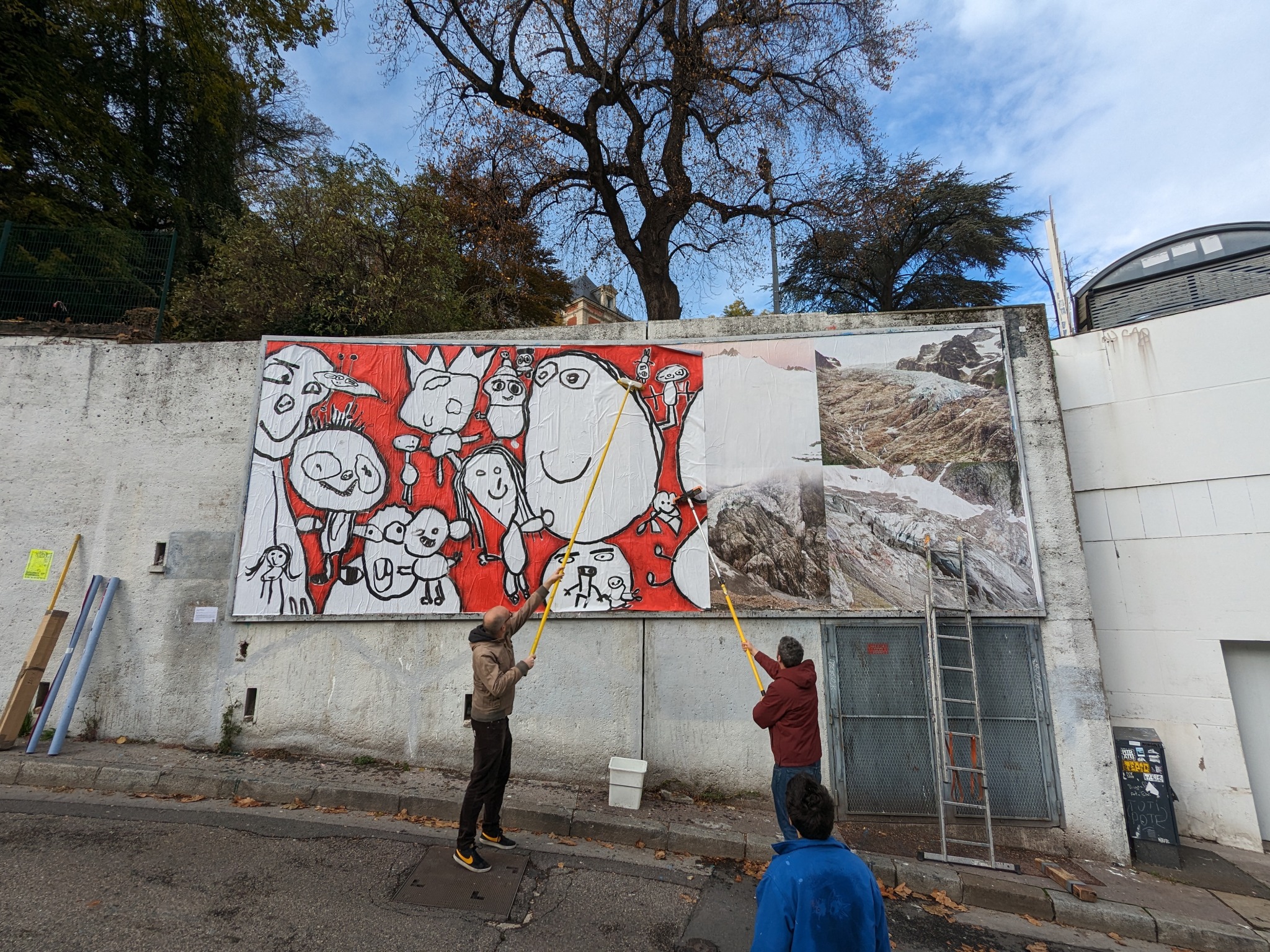 Collage de Inconnu, Novembre 2023 — M.U.R Saint-Étienne