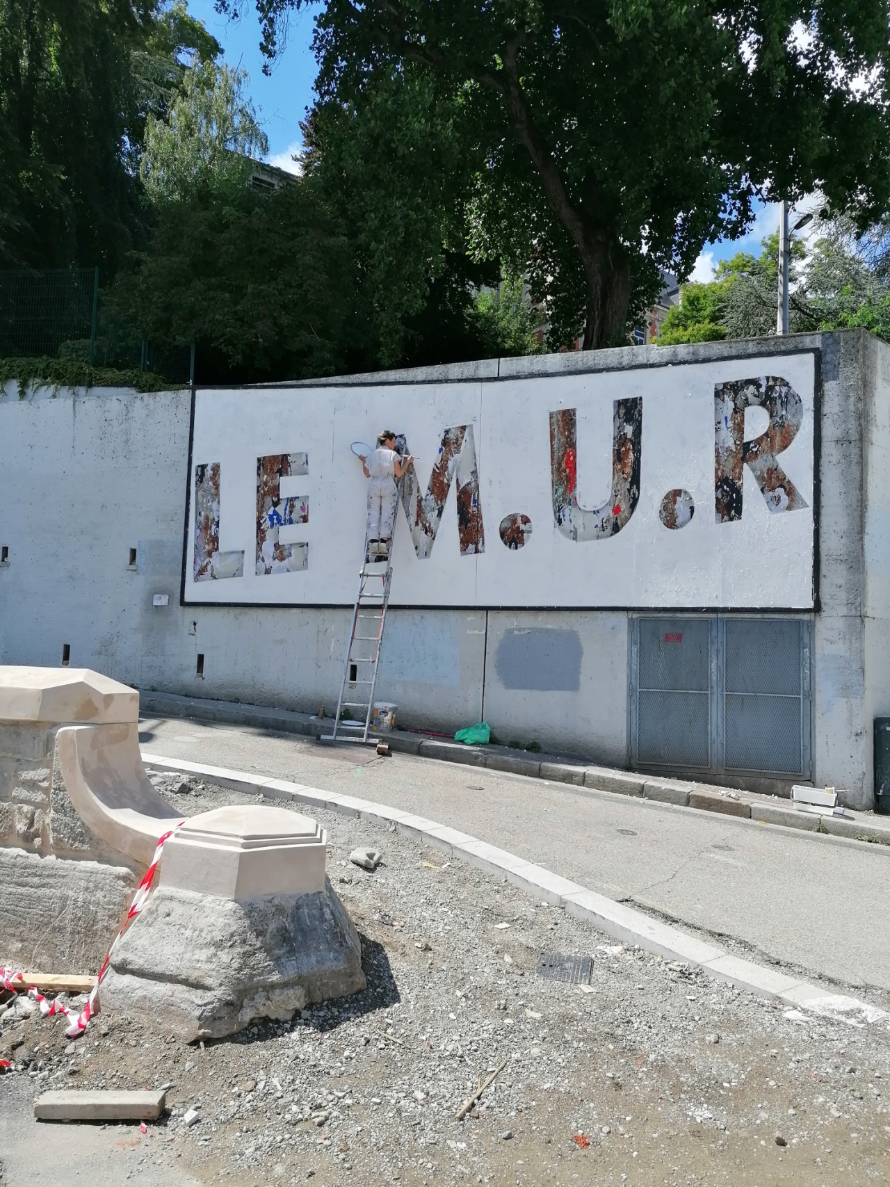 Collage de Inconnu, Août 2021 — M.U.R Saint-Étienne