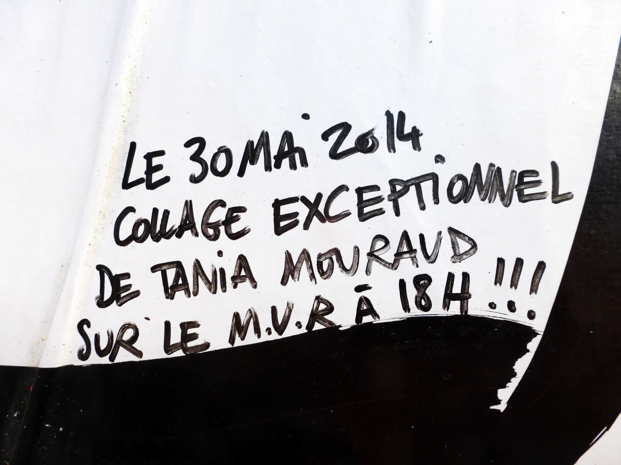 Collage de Inconnu, Mai 2014 — M.U.R Saint-Étienne