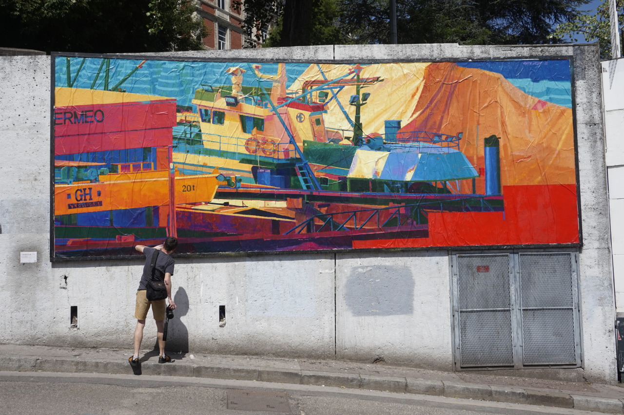 Collage de Matth Velvet, Juin 2022 — M.U.R Saint-Étienne