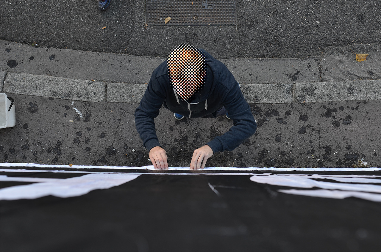 Collage de Sean Hart, Octobre 2014 — M.U.R Saint-Étienne