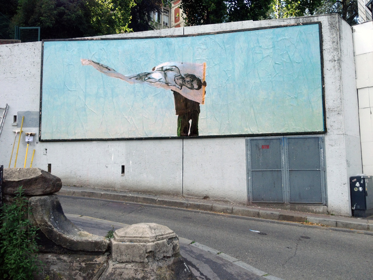 Collage de Zoo Project, Juillet 2018 — M.U.R Saint-Étienne