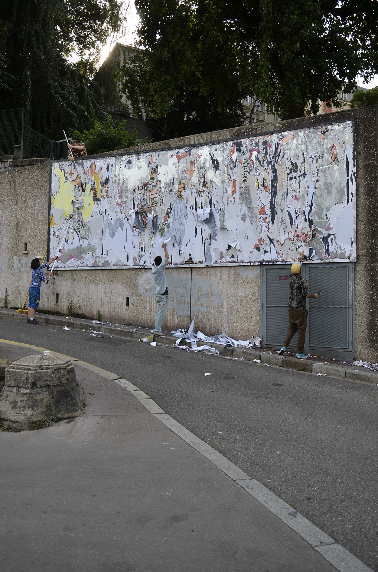 Collage de Inconnu, Août 2014 — M.U.R Saint-Étienne