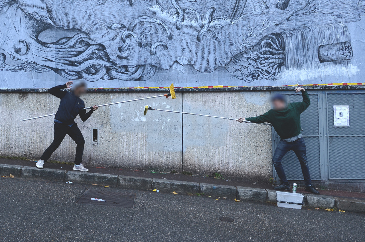 Collage de Rdls, Octobre 2015 — M.U.R Saint-Étienne