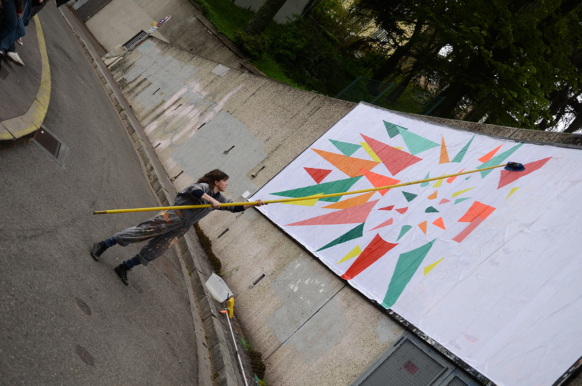 Collage de Surfil, Mai 2015 — M.U.R Saint-Étienne