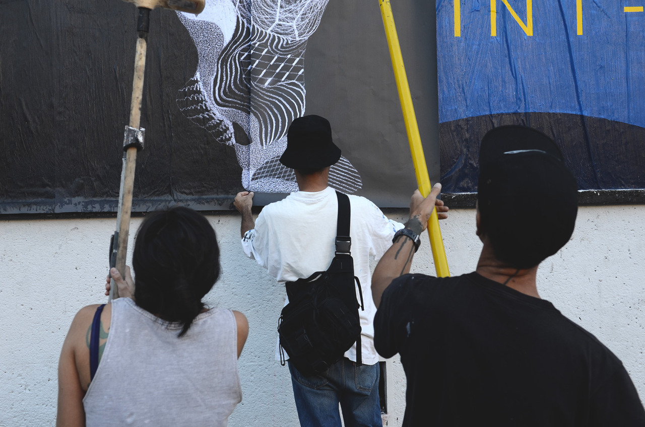 Collage de Philippe Baudelocque, Septembre 2016 — M.U.R Saint-Étienne