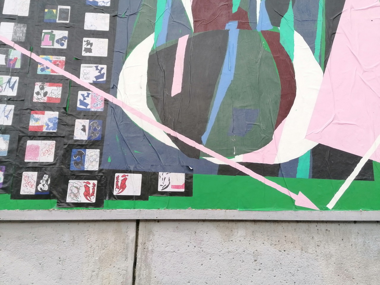 Collage « Illumination! » de Selah, Avril 2023 — M.U.R Saint-Étienne