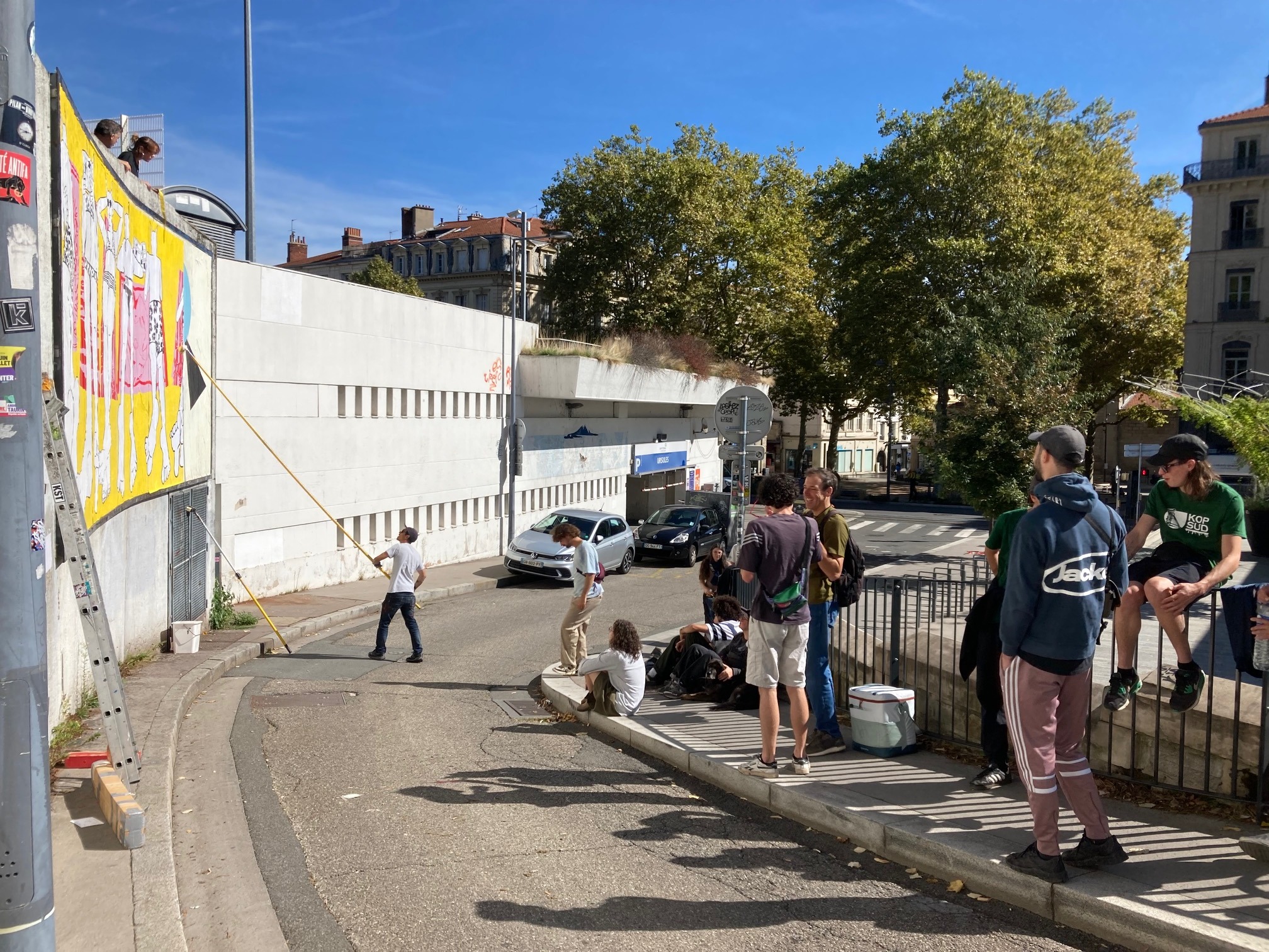 Collage de Syrcé, Septembre 2025 — M.U.R Saint-Étienne
