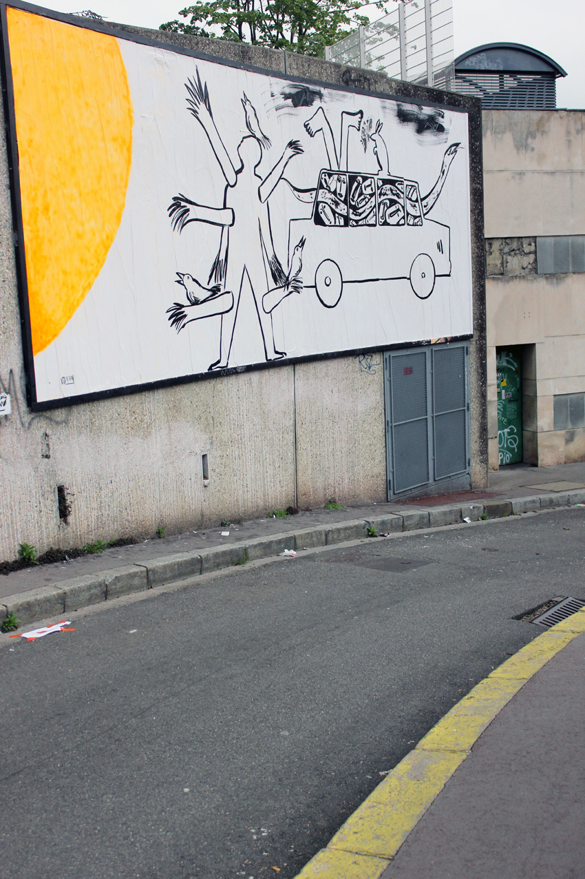 Collage de Inconnu, Mai 2014 — M.U.R Saint-Étienne