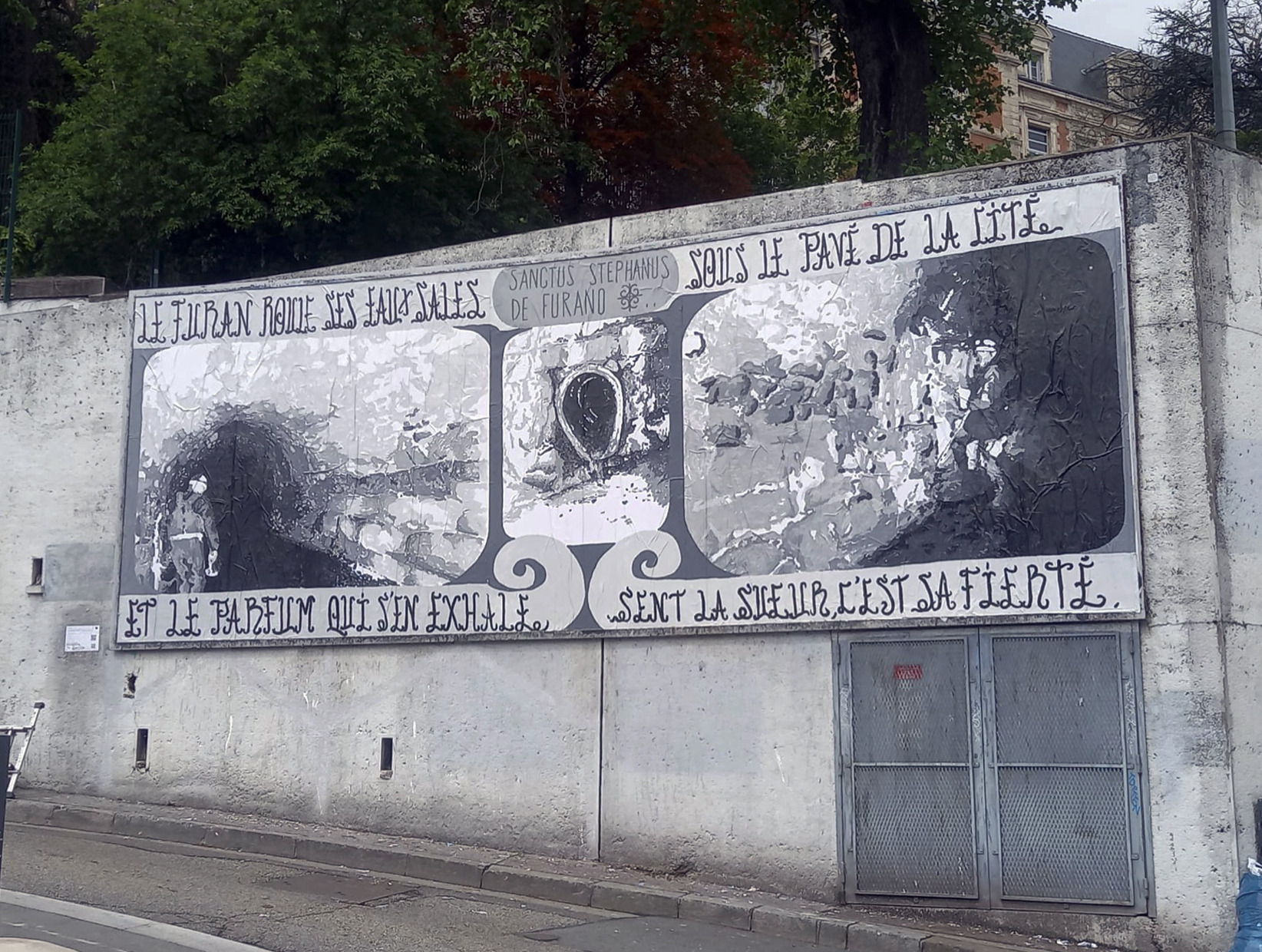 Collage de Colin Riccobene, Mai 2024 — M.U.R Saint-Étienne