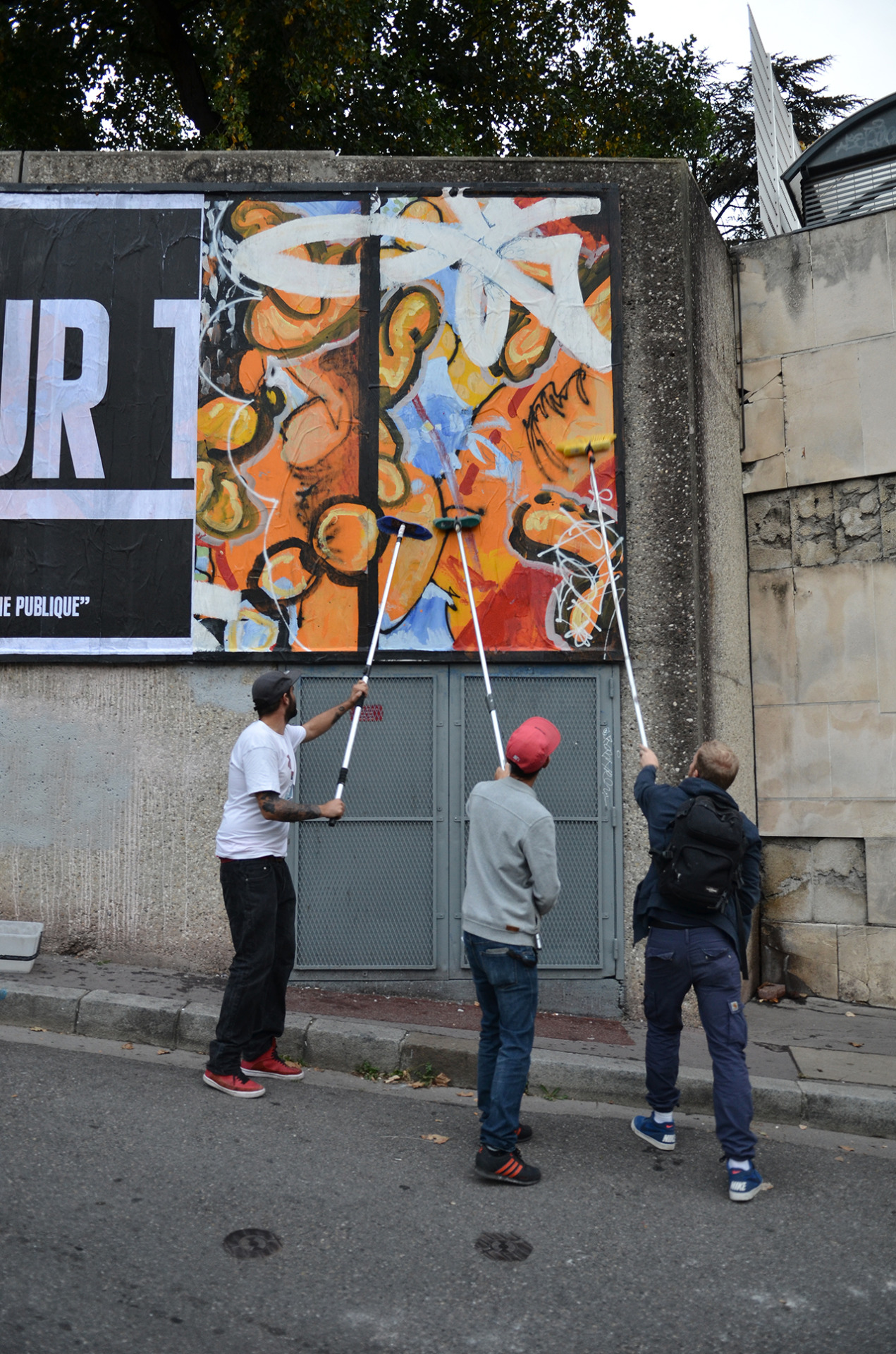 Collage de Sean Hart, Octobre 2014 — M.U.R Saint-Étienne