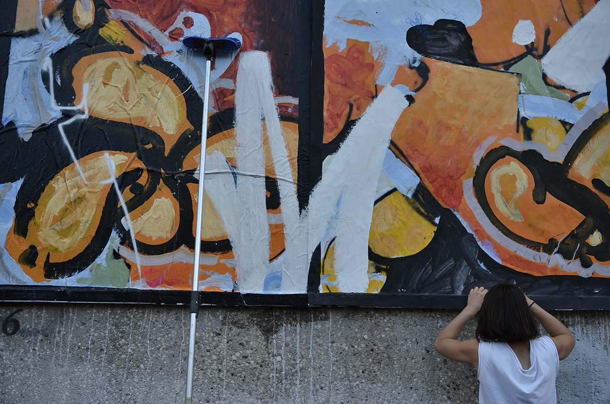 Collage de Pablo Tomek, Septembre 2014 — M.U.R Saint-Étienne