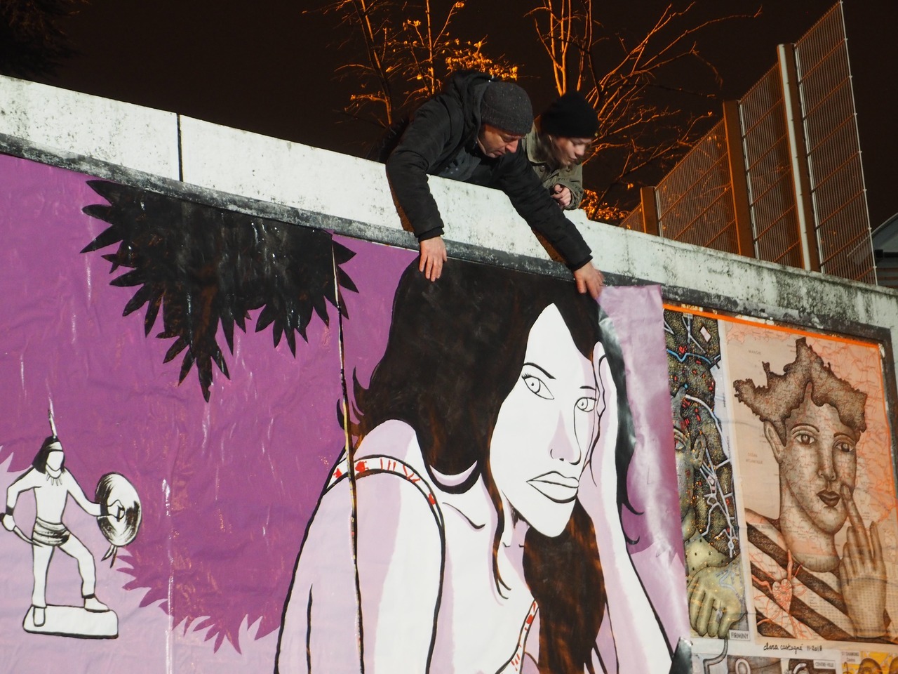 Collage de Serge Prudhomme, Janvier 2019 — M.U.R Saint-Étienne