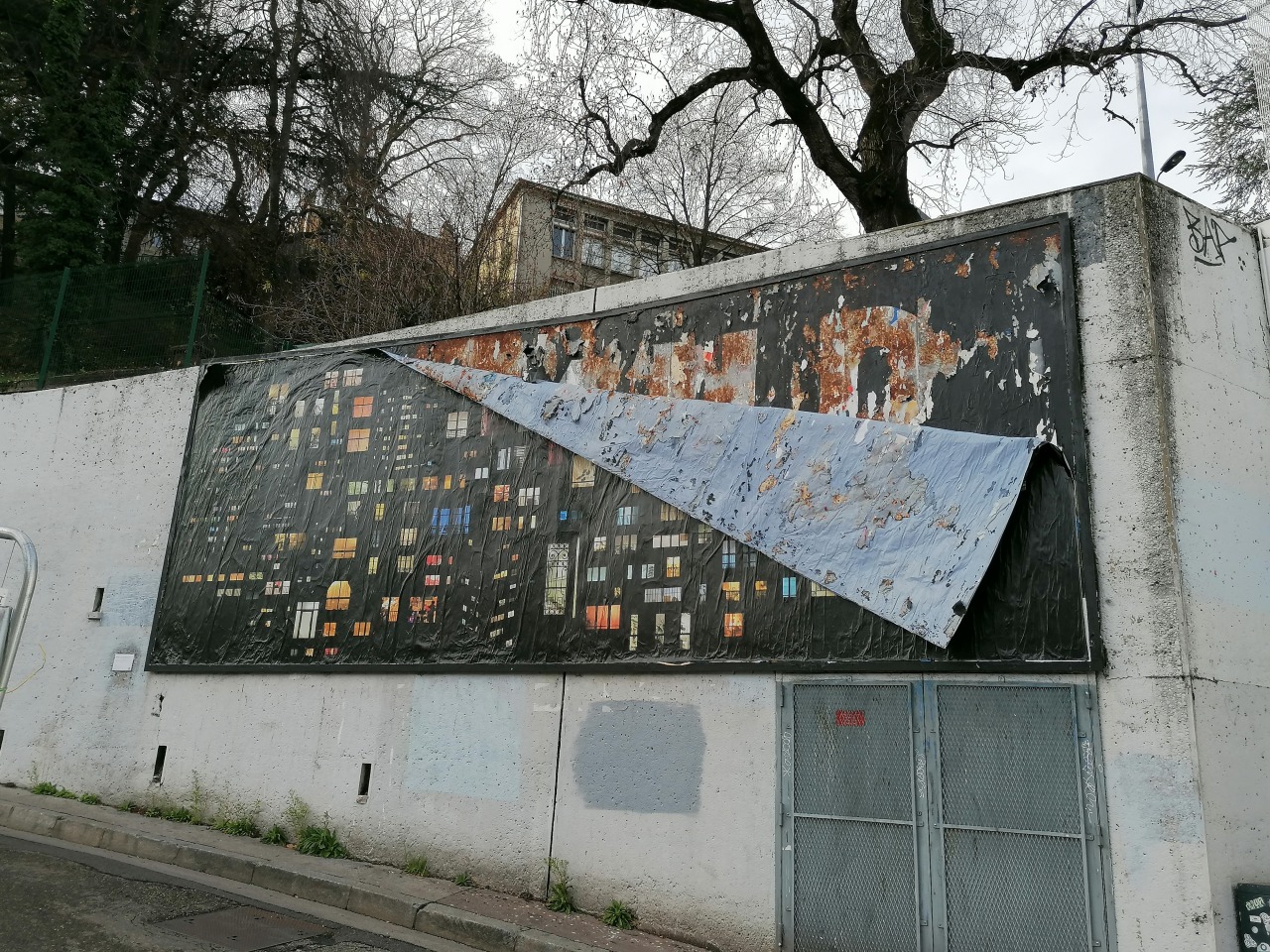 Collage de Inconnu, Décembre 2020 — M.U.R Saint-Étienne