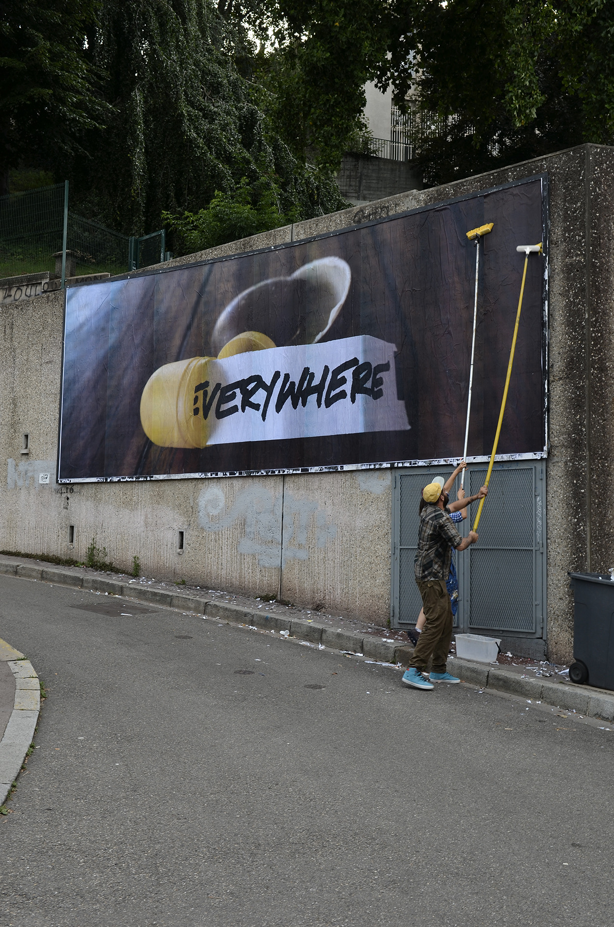 Collage de JMG, Août 2014 — M.U.R Saint-Étienne